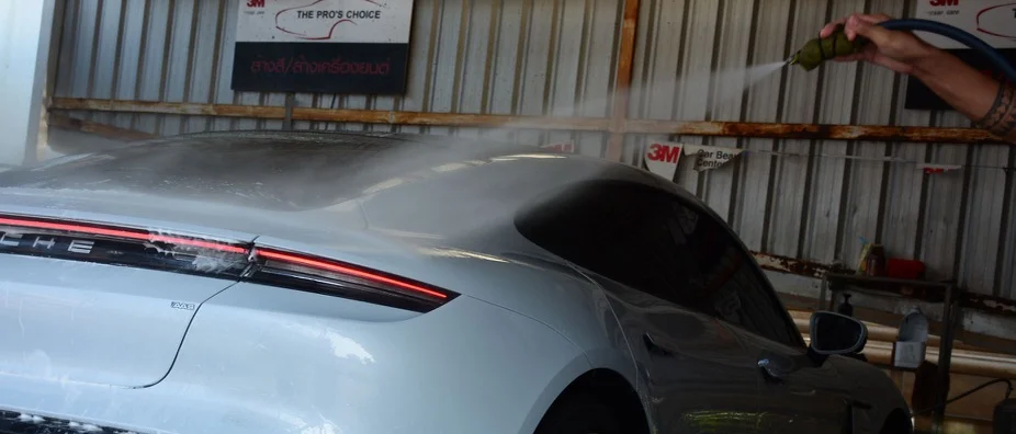 Controlled car wash process